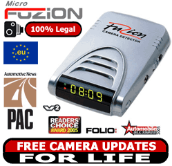 microfuzion lowest priced speed camera detector